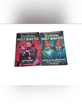 Goosebumps by R.L. Stine Lot of 2  Books Night Of Most Wanted
